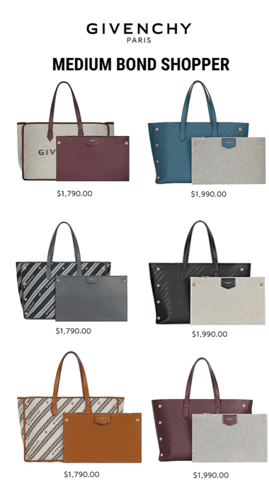 Givenchy- Medium Bond Handbags