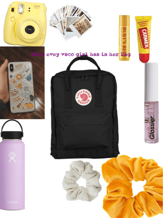 what’s in a vsco girls bag