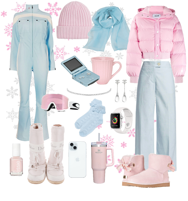 Blue & Pink - Winter Wonderland