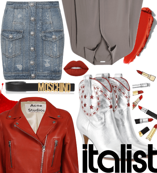 The Red Brick Leather Jacket;