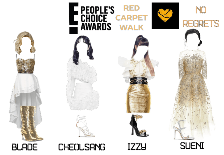 People's Choice Awards Red Carpet Looks