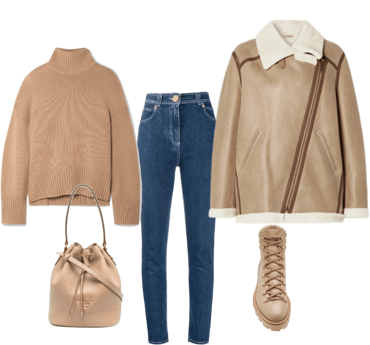 light beige outfit