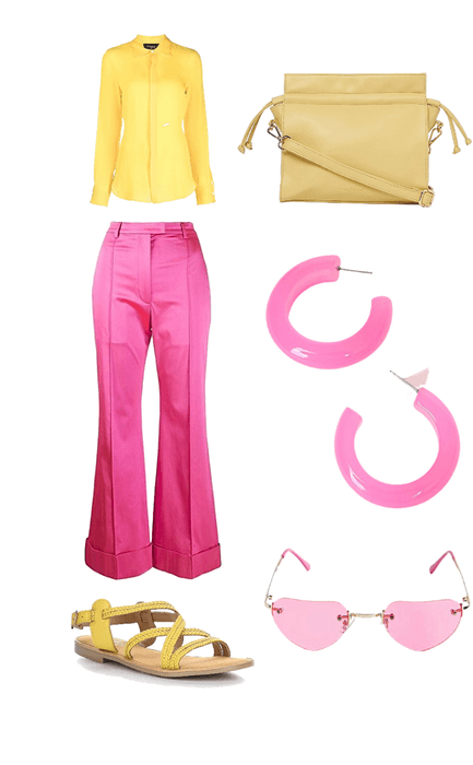 Pink and Yellow