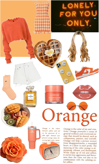 orange/peach