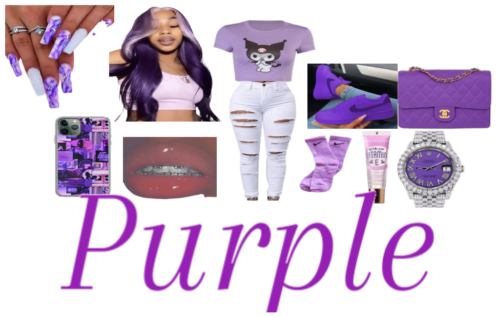 purple baddie