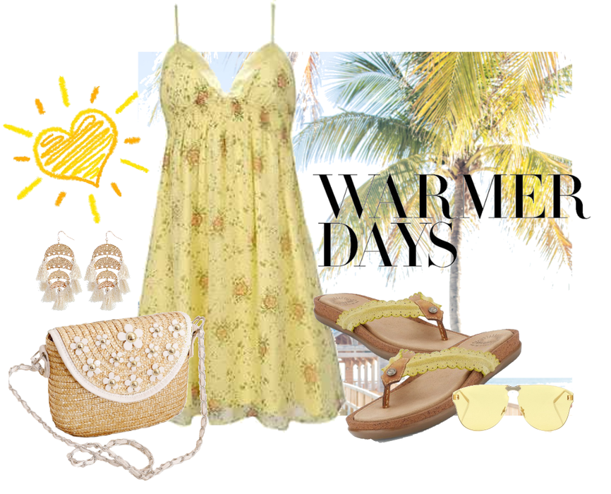 Warmer Days ~ Yellow sun dress