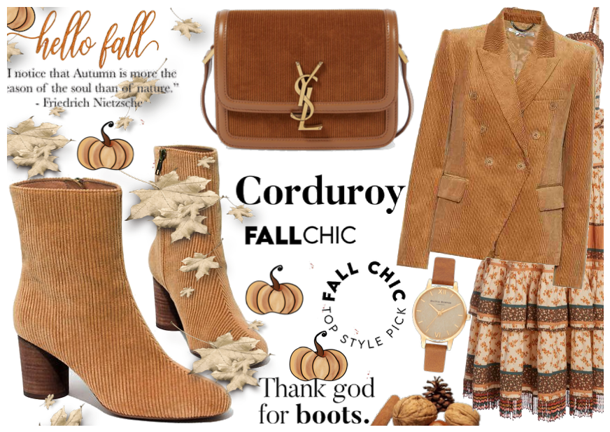 Corduroy fall chic