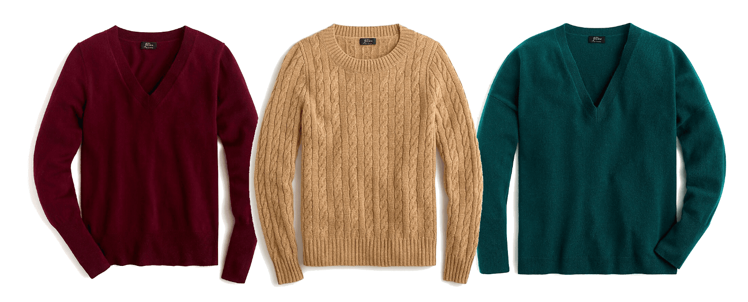 Sweaters in Yummy Colors