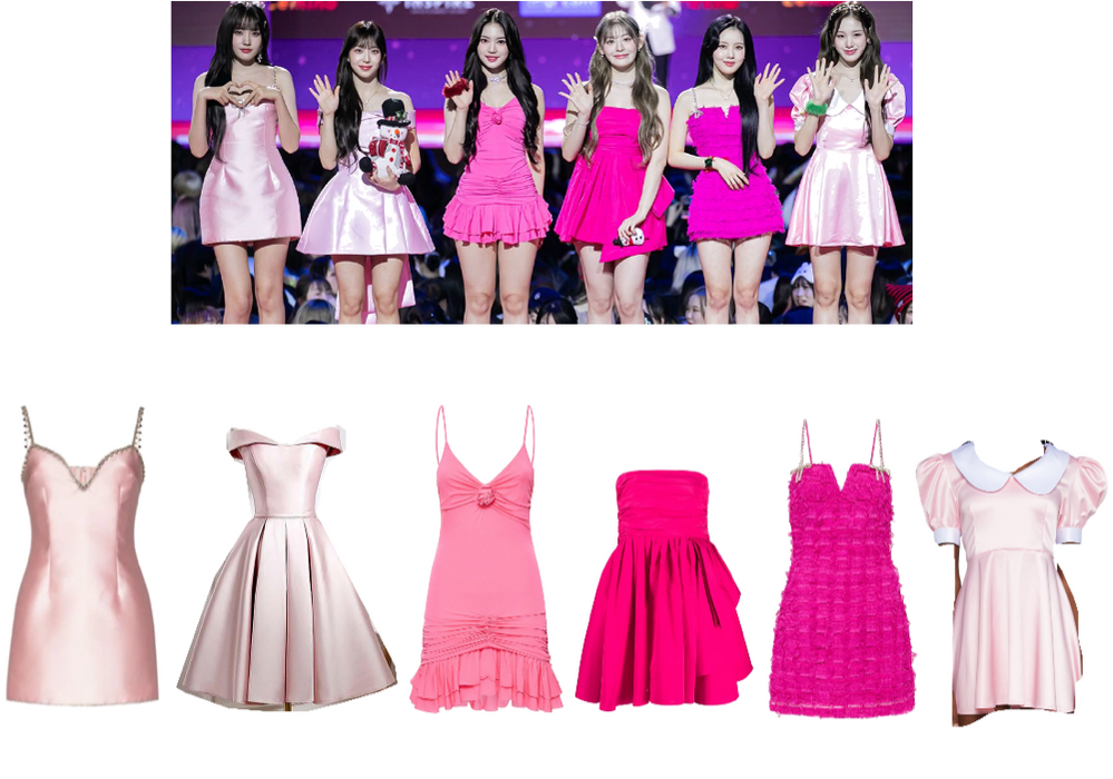 Stayc pink outfits