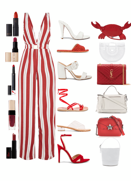 red and White