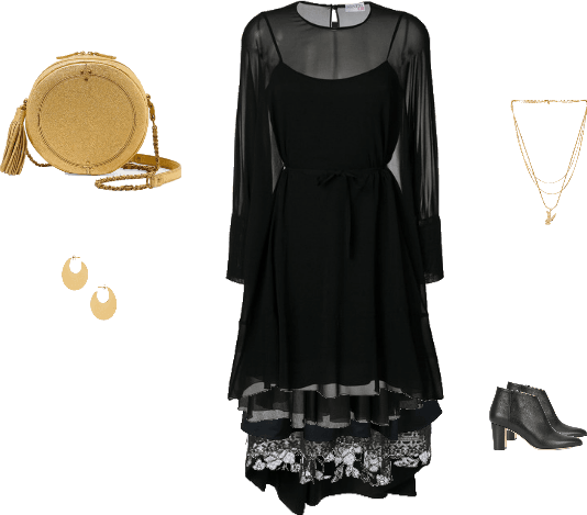 Black & Gold Cruise Outfit
