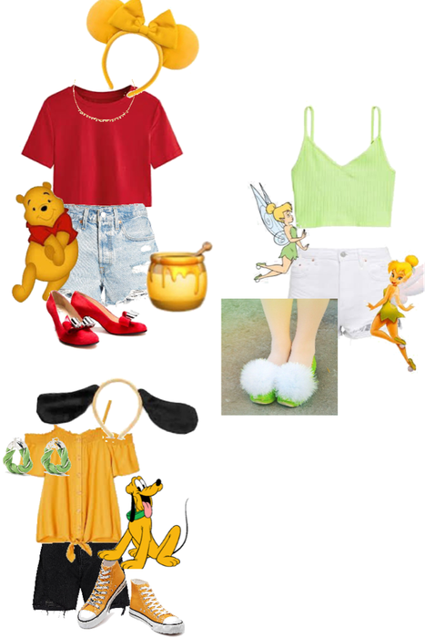 Disney Bonding | Winnie the Pooh, Tinkerbelle, & Pluto