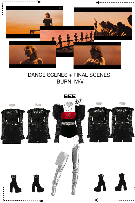 BEE (벌) DANCE AND FINAL SCENES - ‘BURN’ MV