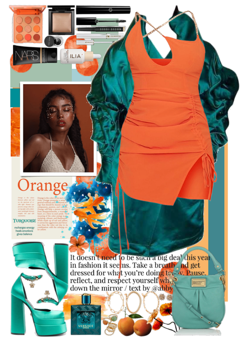 Orange And Turquoise