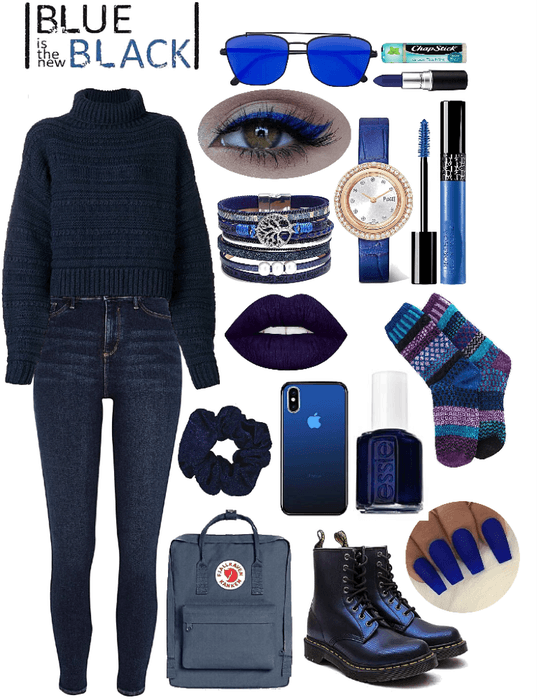 winter monochrome-blue