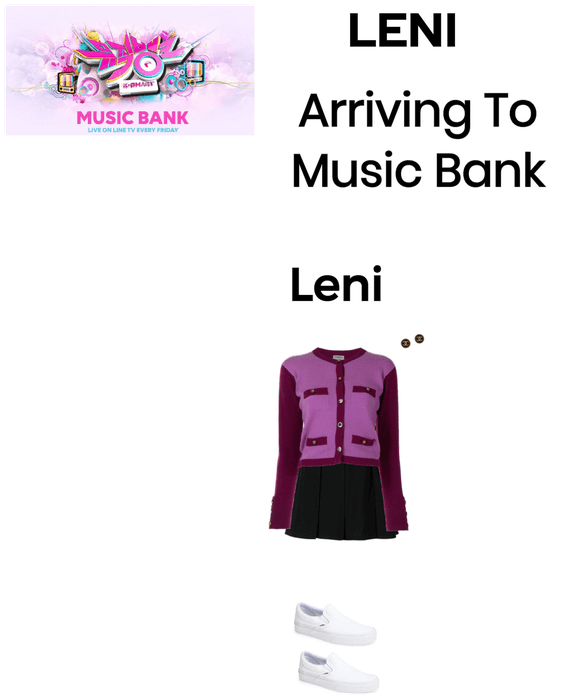 Leni Arriving to Music Bank