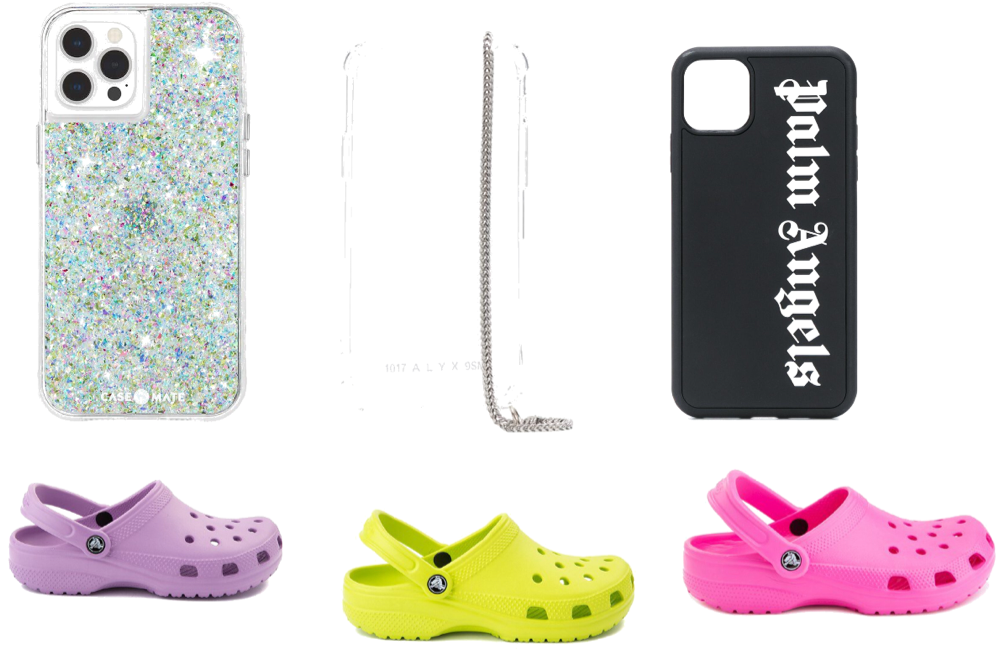 crocs and iPhones