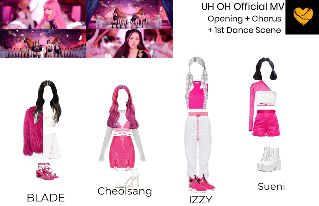 UH OH Official MV Outfits