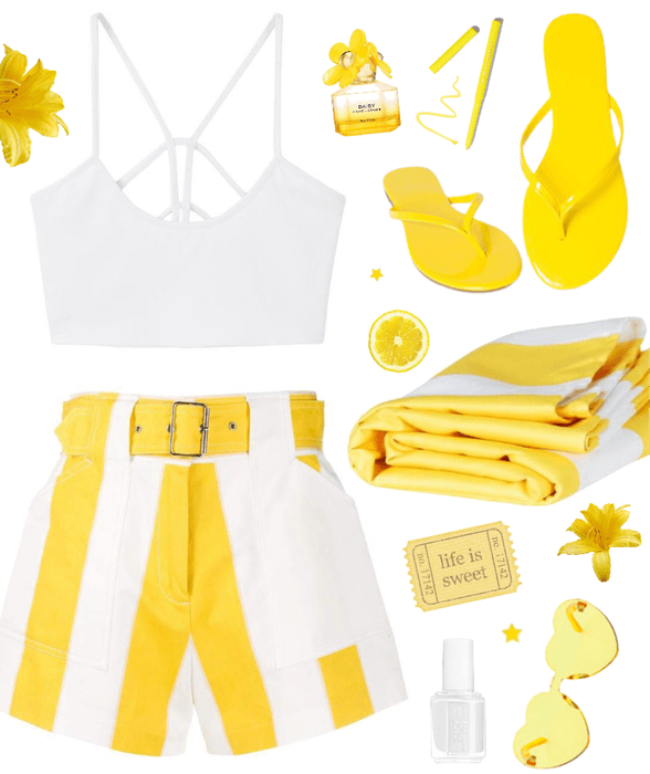 yellow & white 💛🤍