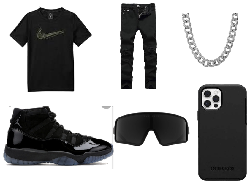 Black Jordan 11 Black FIt
