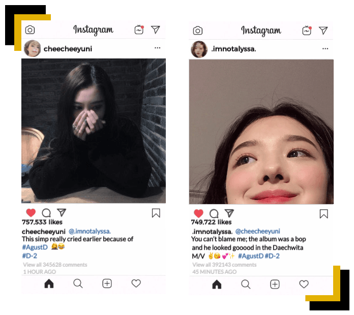 Bubblicious (신기한) [RAP LINE] Instagram Update