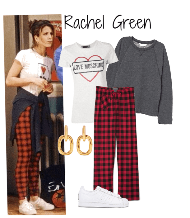 Rachel Green - Red Plaid Pants