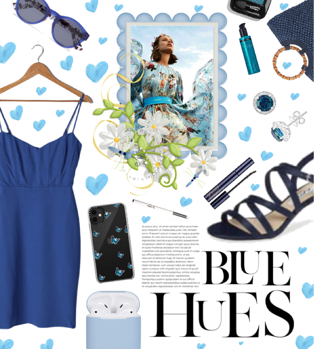 blue hues in the summer