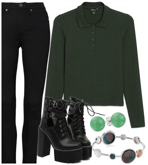 Relaxing green - with a touch of edgy