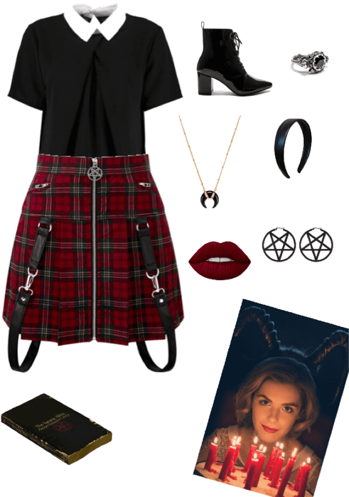 Chilling Adventures of Sabrina Inspired Outfit (#1)