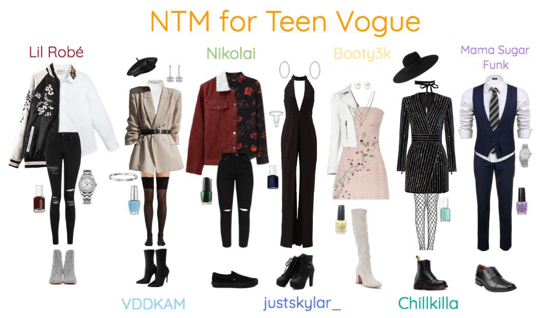 NTM - Outfits for 'Teen Vogue' Cover