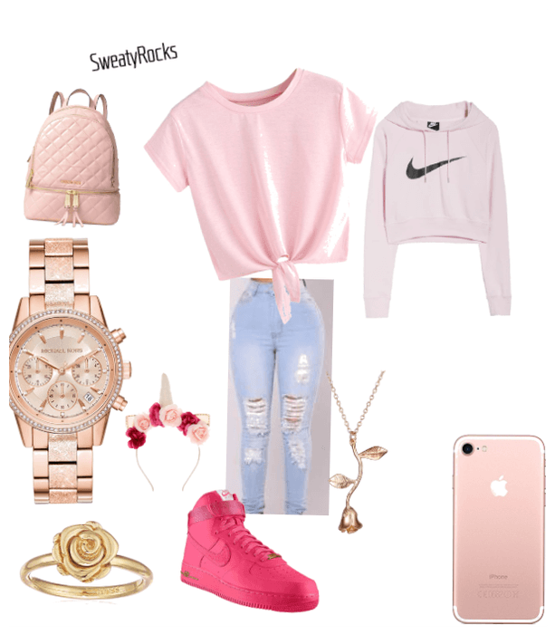 Pink pastel gamer outfit