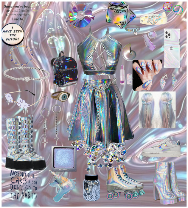 💿🧿Holographic outfit🧿💿