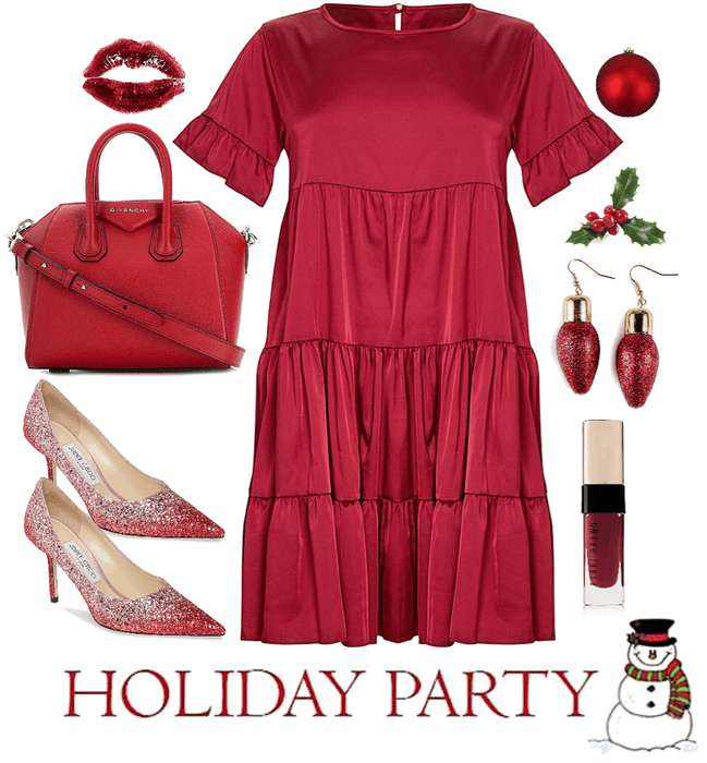 Holiday Party in Red