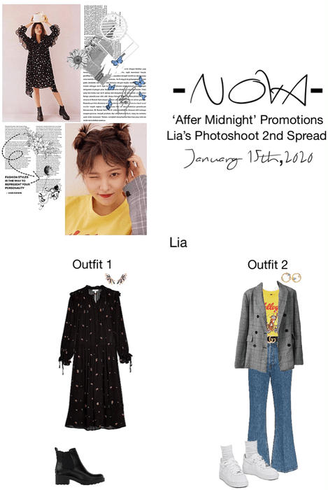 -NOVA- Lia’s Photoshoot Spread Outfits