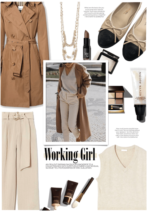 Fall Work Style: Brown Trenchcoat