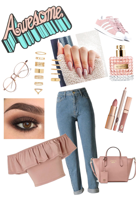 pink everyday outfit