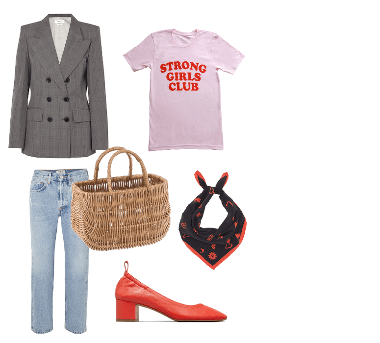 Strong Girls Club basket outfit