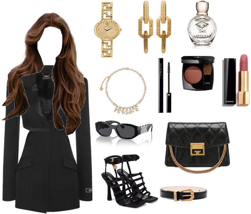 Versace Black Outfit