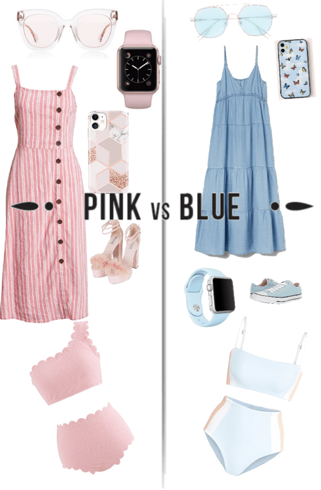 Pink vs Blue