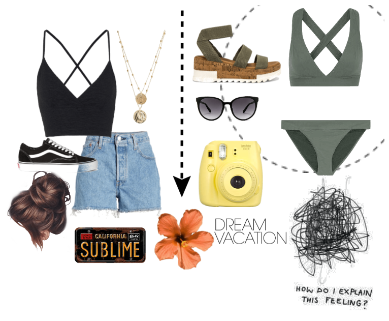 summer beach outfit