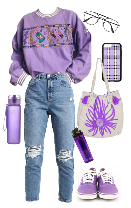 Casual Purple Outfit | ShopLook