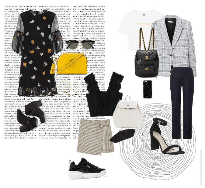 Black Mid-summerday outfit