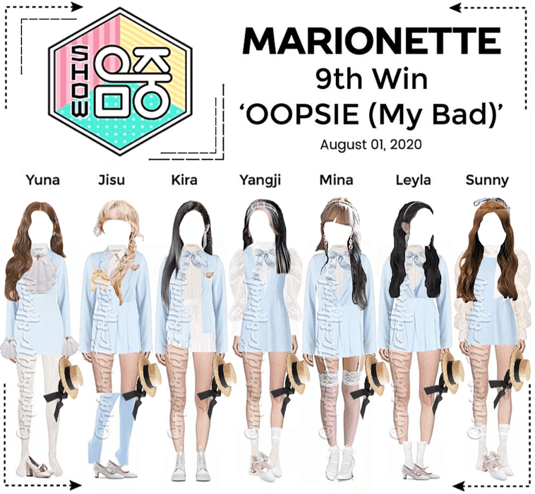 MARIONETTE (마리오네트) [SHOW! MUSIC CORE] ‘OOPSIE (My Bad)’ | 9th Win