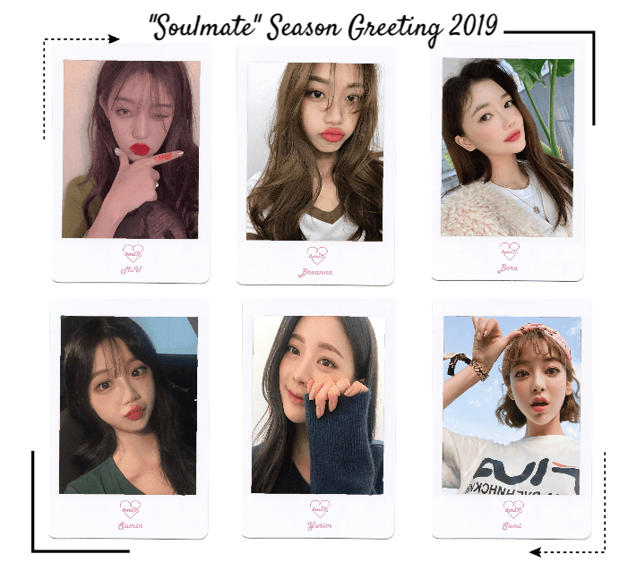 《6mix》Season's Greeting "Soulmate" 2019 Photocards
