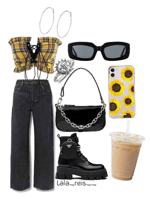 Yellow & Black Outfit