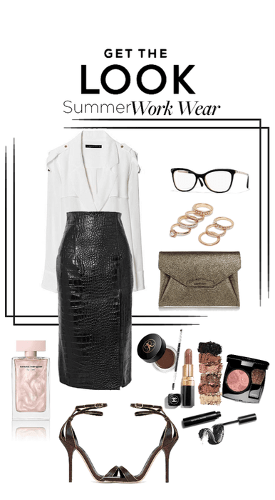 leather skirt is everything
