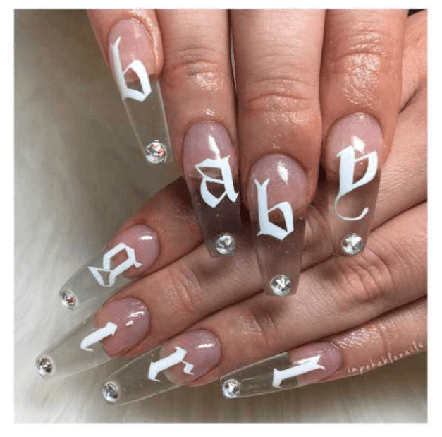 Baby girl nails