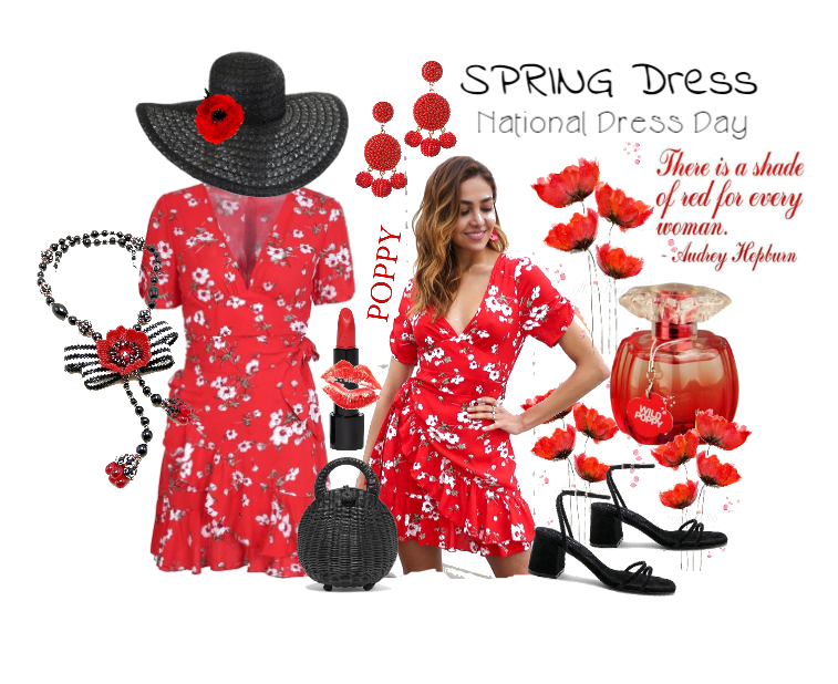 Red Spring Dress