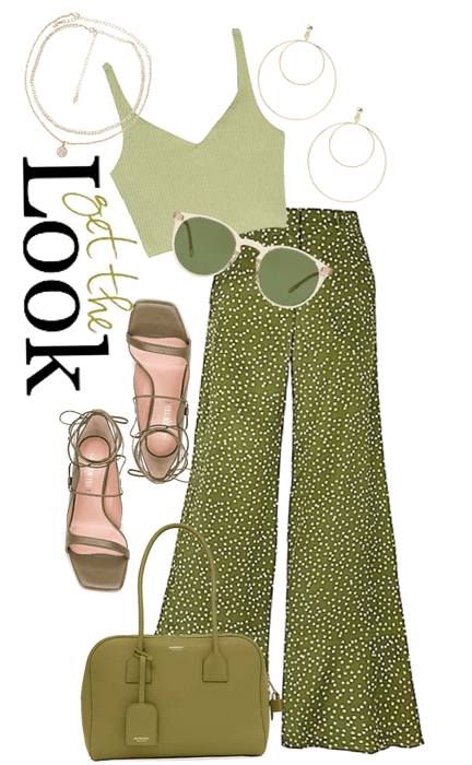 Olive green outfit