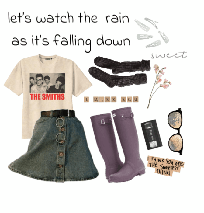 Soft Rainy Day Outfit / Moodboard